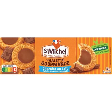 St michel galette coeur chocolat au lait 210 g