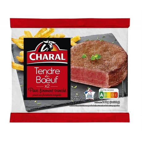 Tendre de boeuf x2 240g Charal