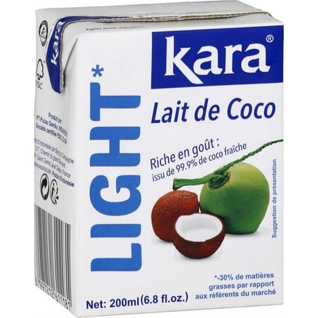 Kara lait de coco light 200 ml