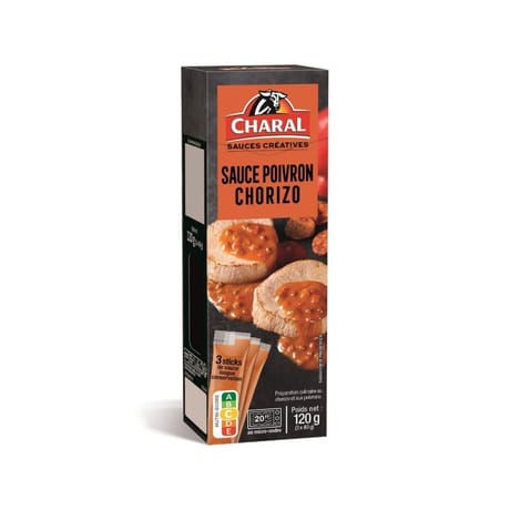 Sauce poivron chorizo x3 120g Charal