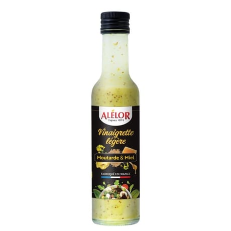Alelor vinaigrette légère moutarde et miel 24cl
