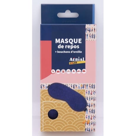 Ensemble masque opaque et bouchon anti bruit