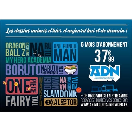 ADN Carte Abonnement 6 mois 37,99E