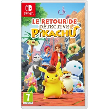 Jeu switch le retour de detective pikachu