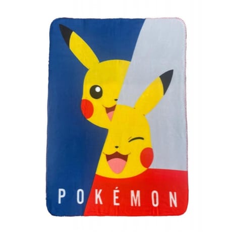 Plaid polaire pikachu 100 x 140cm Nintendo pokémon