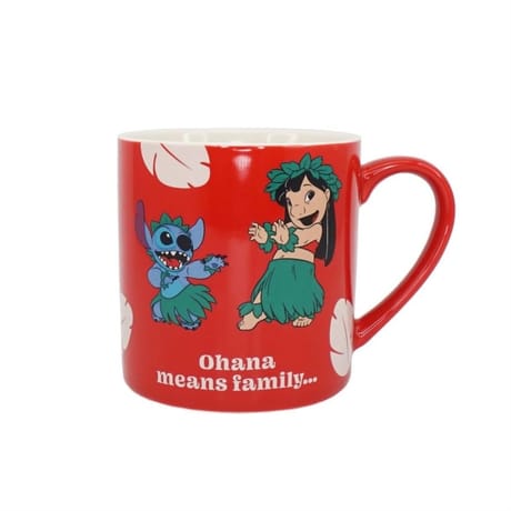 Mug 310ml disney lilo et stitch ohana means family