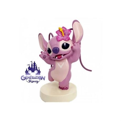 Figurine stitch & angel - angel flower