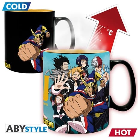 Mug 460 ml thermoréactif my hero academia
