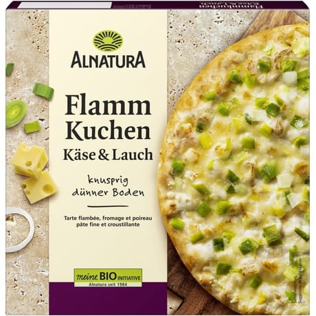 Alnatura tarte flambée bio fromage et poireau 275g