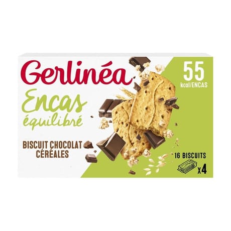 Gerlinéa matin croquant biscuit chocolat céréales 200g