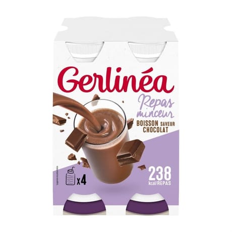 Gerlinéa repas à boire chocolat  4x236ml