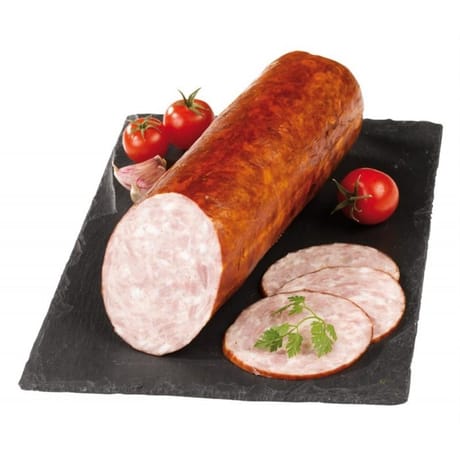 Saucisson cuit à l'ail qualité supérieure recette à l'ancienne fumé