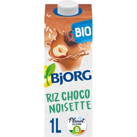 Bjorg boisson riz choco noisettes  bio 1l