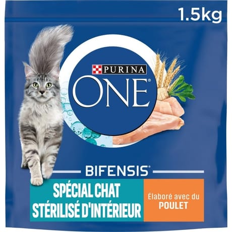 One spécial chat stérilisé d'intérieur 1.5kg