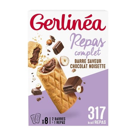 Gerlinéa barres fourrées chocolat 360g