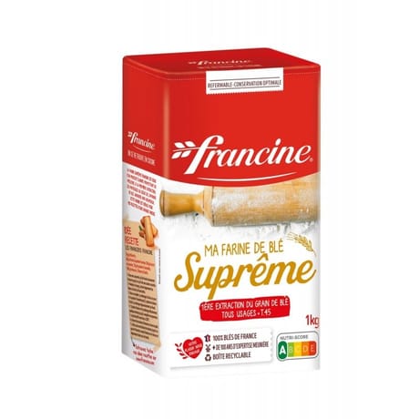 Francine farine  suprême t 45 1kg