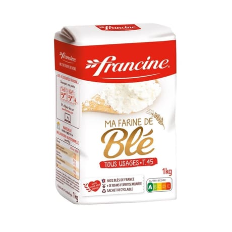 Francine farine de blé  T45 1kg