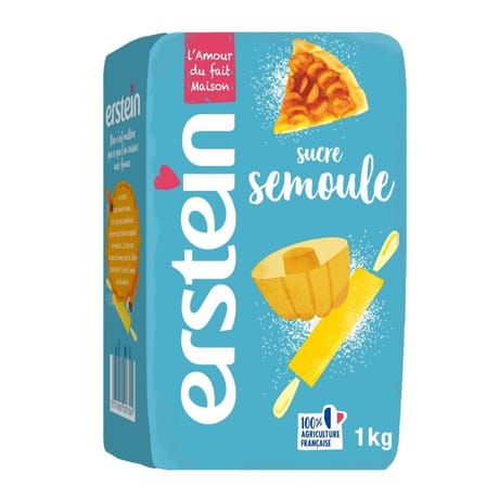 Erstein sucre semoule sachet de 1 kg
