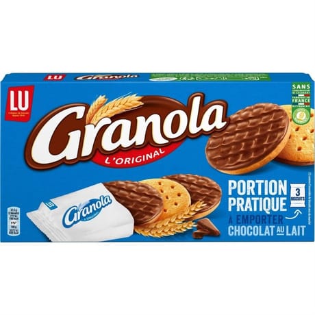 Granola sables nappes chocolat au lait pocket 225g