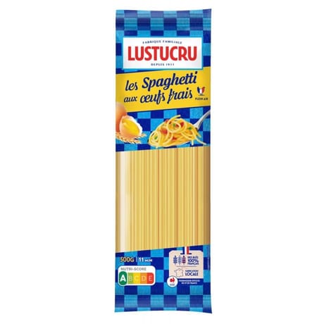 Lustucru spaghetti aux oeufs frais 500g