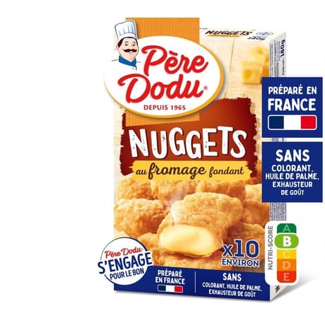 Père dodu nuggets de fromage 180g