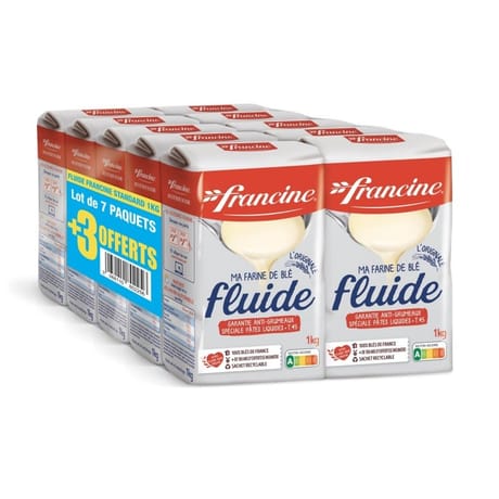Francine fluide 1kg lot de 7 + 3 offerts