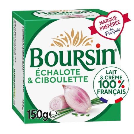 Boursin échalote & ciboulette 150g