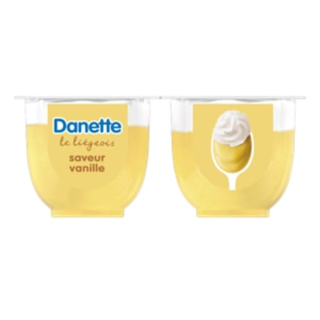 Danette le liégeois saveur vanille 4x100g