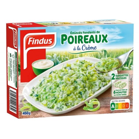 Findus poireaux à la crème 450g