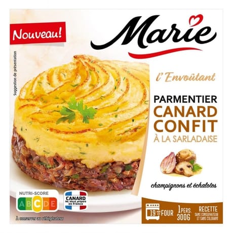 Marie parmentier de canard à la salardaise 300g