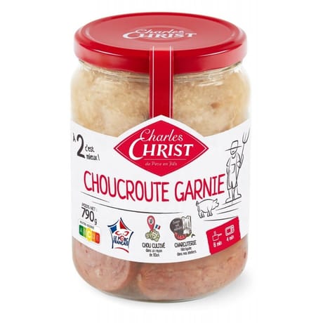 Christ choucroute garnie bocal 790g
