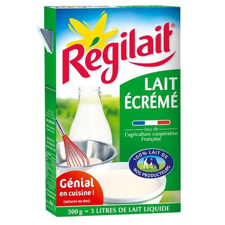 Régilait lait écrémé en poudre 300g