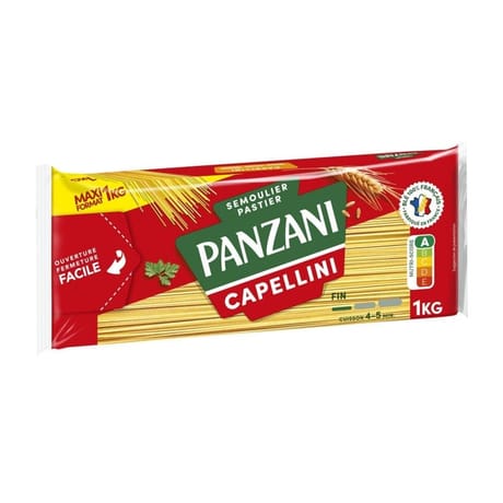Panzani pâtes fantaisies capellini 1kg