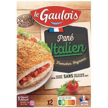 Le Gaulois 2 panés italien 200g