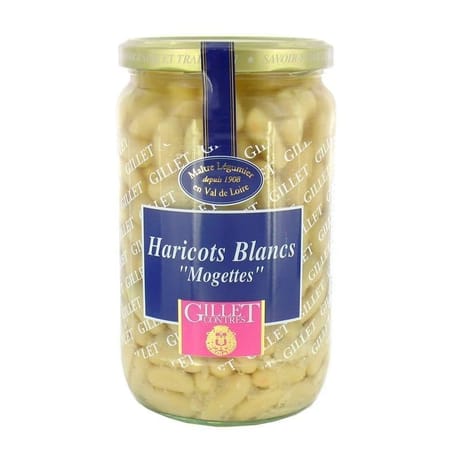 Gillet haricots blancs mogettes bocal 72cl 395g