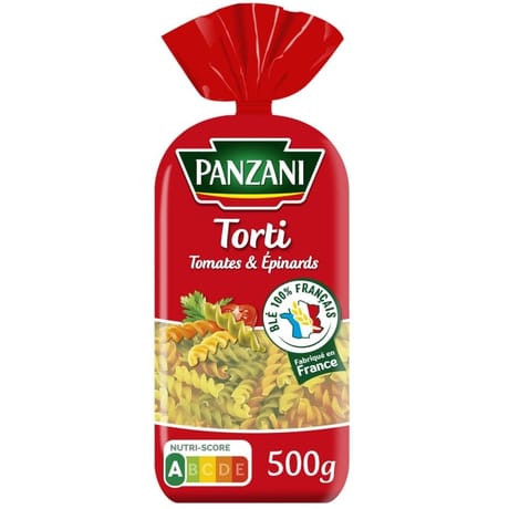 Panzani torti épinards et tomates 500g