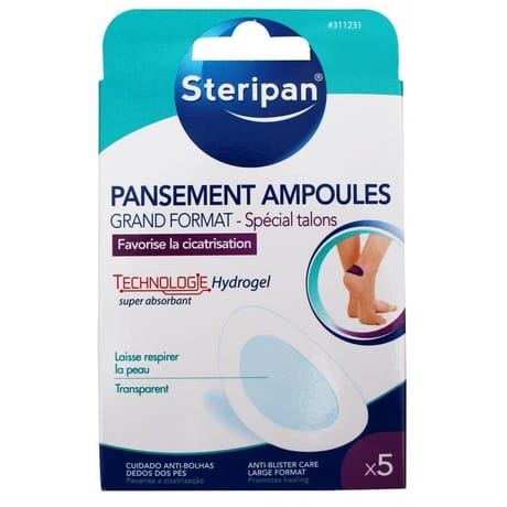 Steripan footcare soin ampoules talon x5