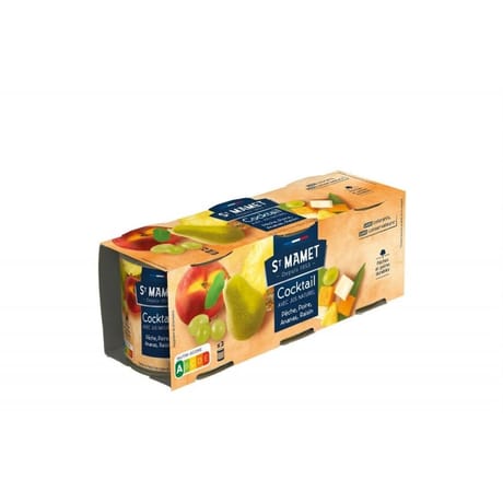 St Mamet distribution cocktail de fruits 3x1/4 636g