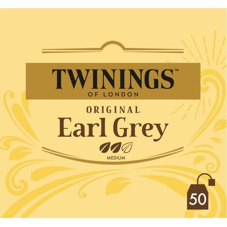 Twinings original earl grey 50 sachets 100g
