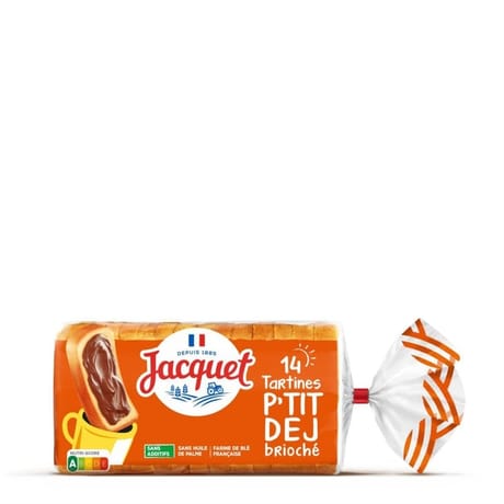 Jacquet tartine p'tit dej brioché 410g