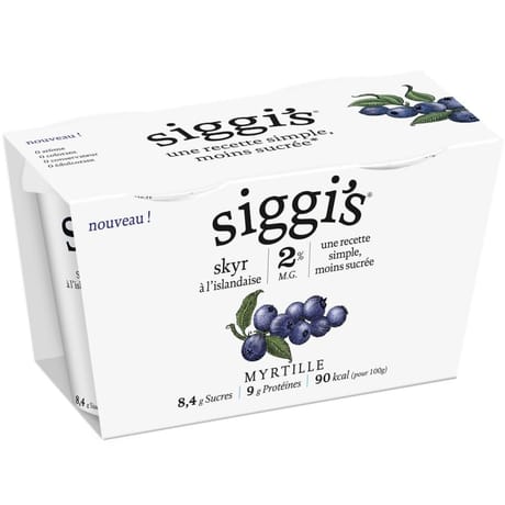 Siggi's skyr 2%mg myrtille 2x140g