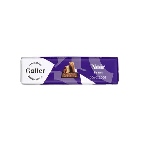 Galler baton noir biscuit 65g