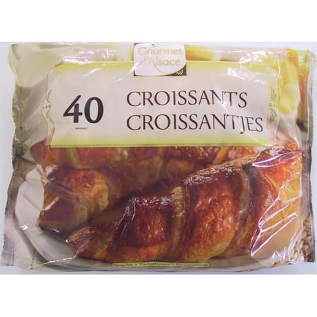 Gourmet d'Alsace 40 croissants 2kg