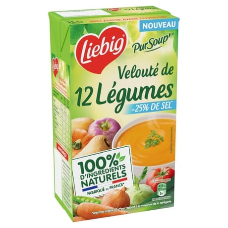 Liebig velouté de 12 légumes 1l