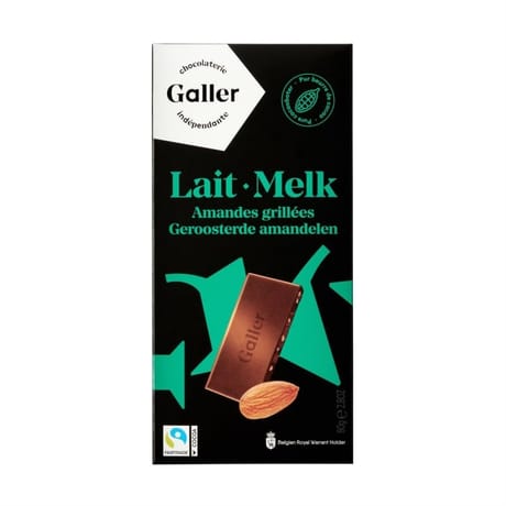 Galler chocolat lait amandes grillées 80g
