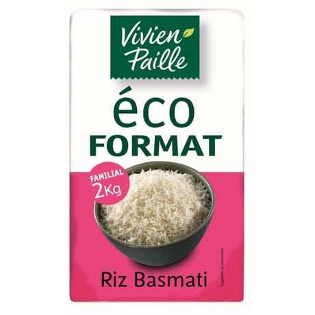 Vivien paille riz basmati ecoformat 2000g