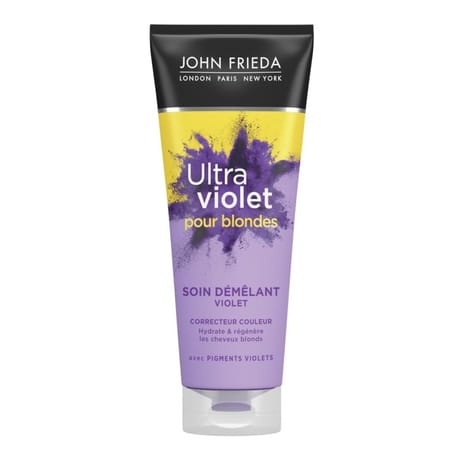 John frieda ultra violet pour blondes soin démêlant violet 250 ml