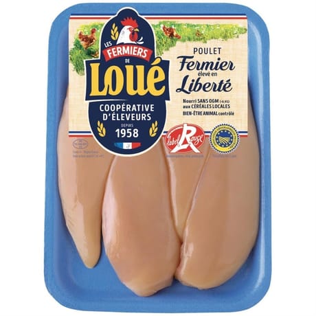 Loué filet de poulet fermier label rouge x4