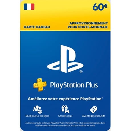 Carte sony plus 60