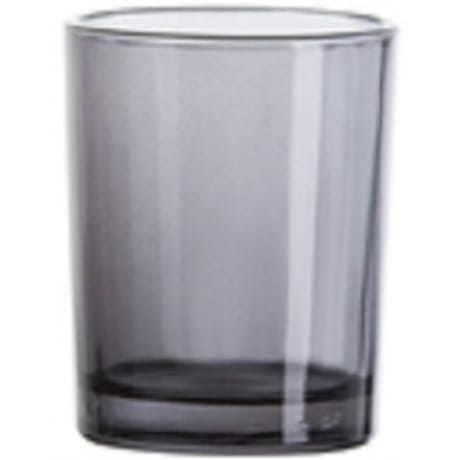 Verre pm gris pour bougie chauffe-plat pm ou bougie